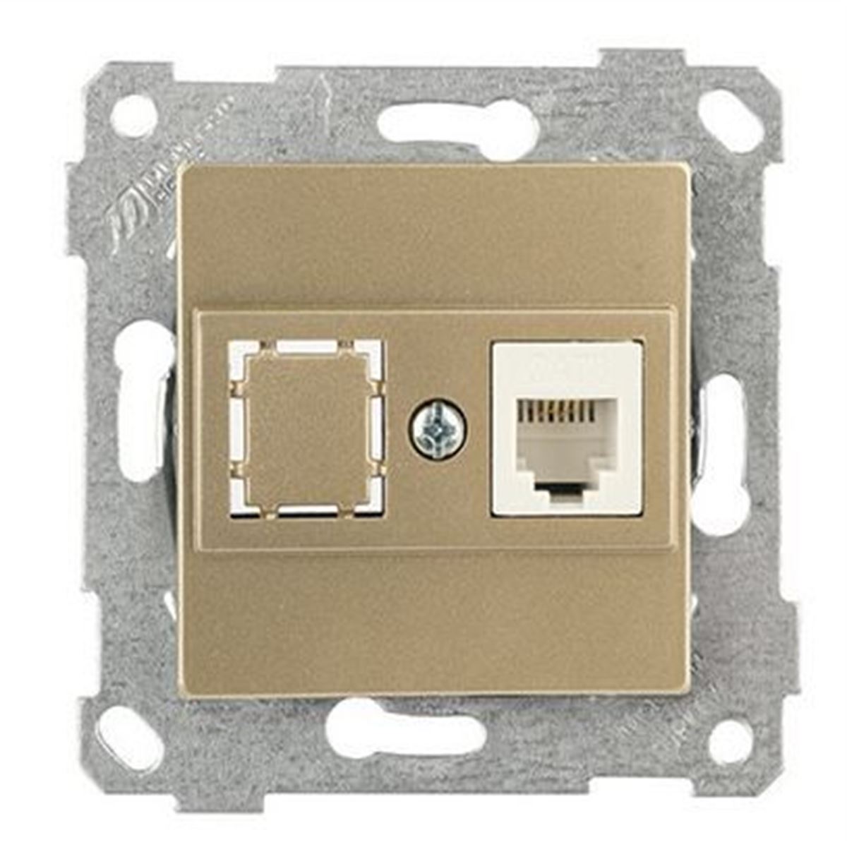 RİTA MEK TUŞ TELEFON PRİZİ 1XRJ12 DORE 1